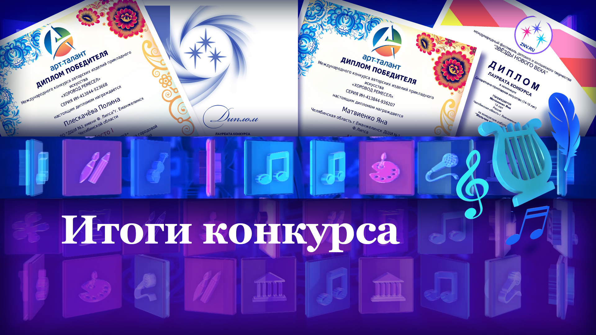 Итоги конкурсов
